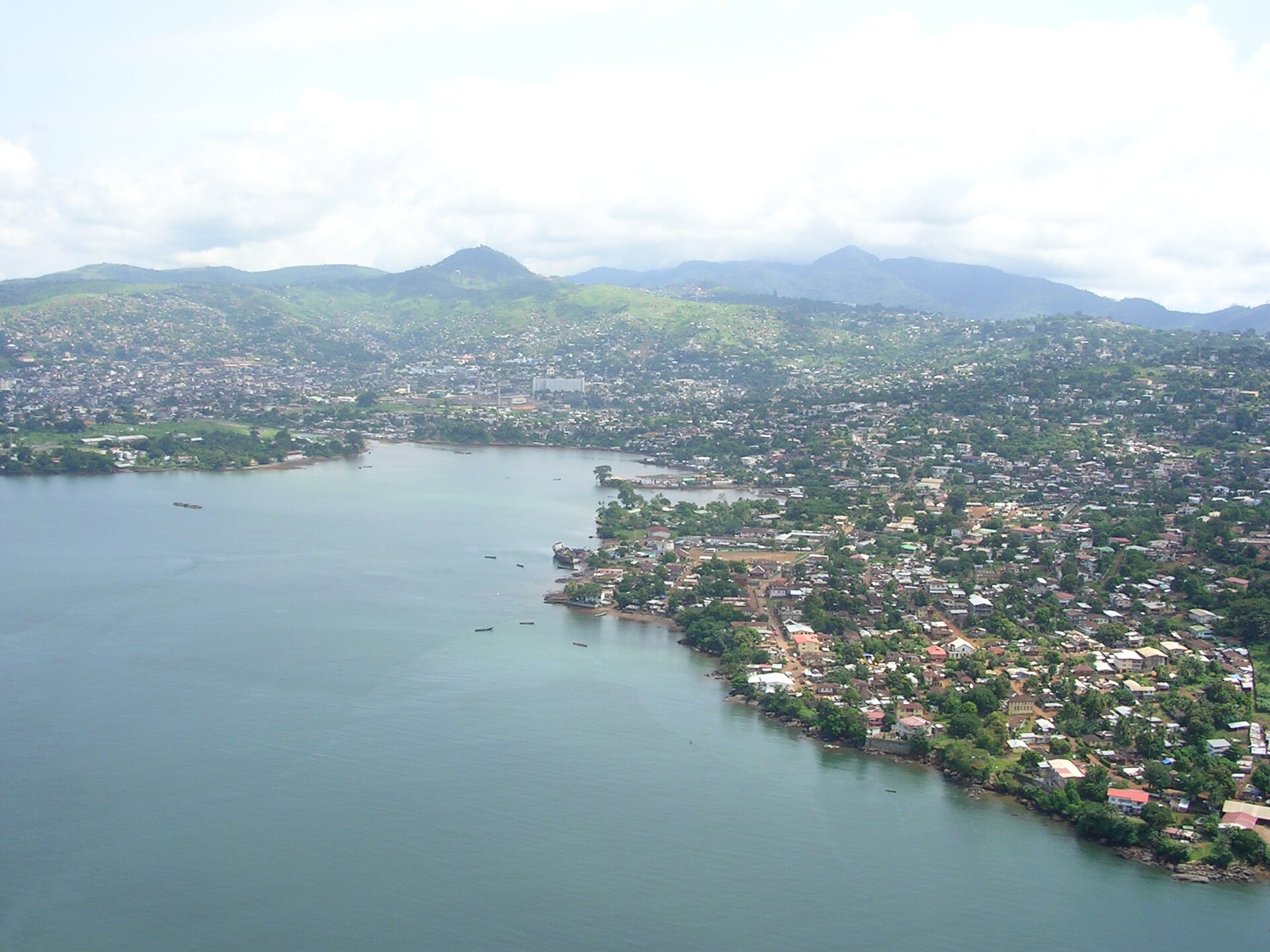 Freetown city and harbour