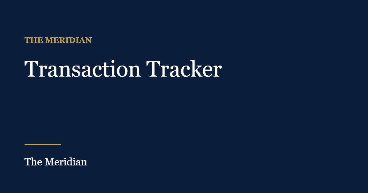 The Meridian Transaction Tracker